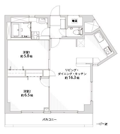 中古マンション 福岡市博多区美野島2丁目 山陽新幹線博多駅 1699万円