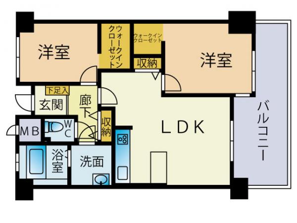 中古マンション 福岡市博多区麦野2丁目 西鉄天神大牟田線雑餉隈駅 1598万円