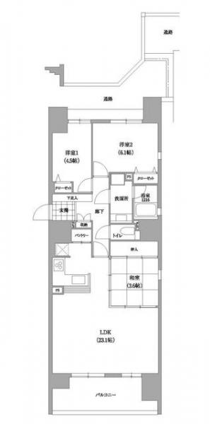 中古マンション 福岡県福岡市東区箱崎5丁目11-6 西鉄貝塚線貝塚駅 2880万円