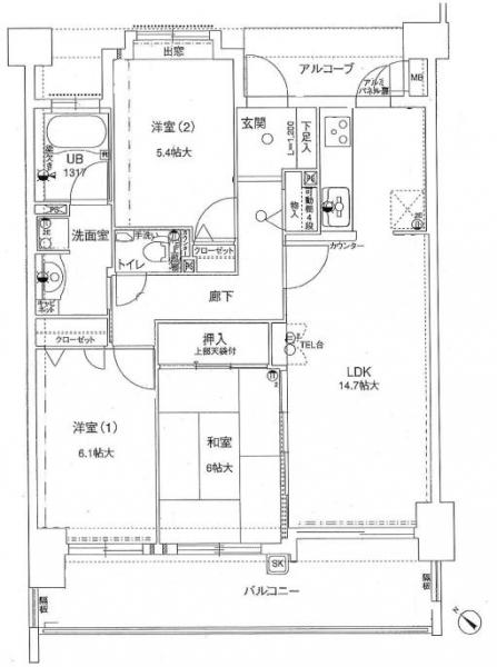 中古マンション 春日市下白水南7丁目 JR博多南線博多南駅 2690万円