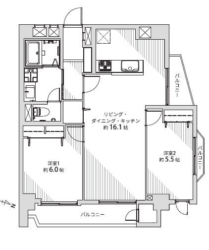 中古マンション 福岡市中央区舞鶴3丁目 福岡市空港線赤坂駅 2290万円