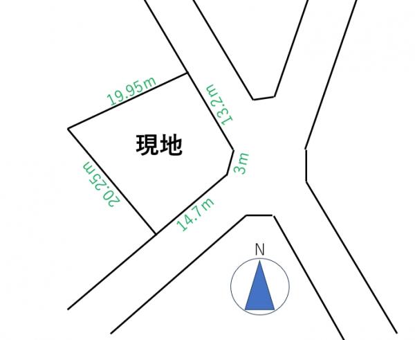 土地 福岡市東区香住ヶ丘２丁目 JR鹿児島本線九産大前駅 6,200万円