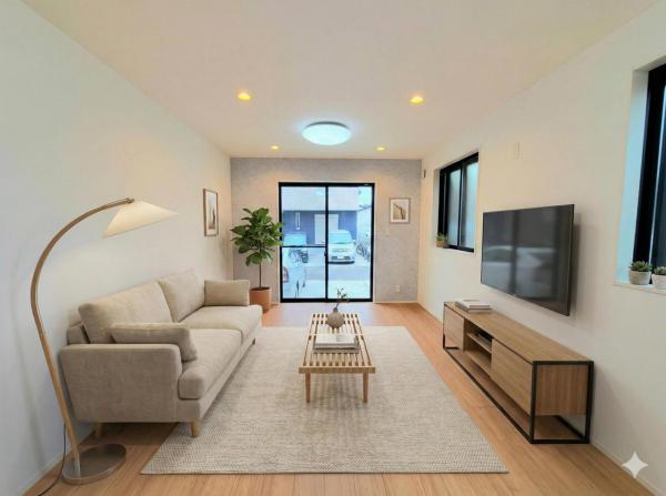 麦野1丁目中古戸建 リビング 