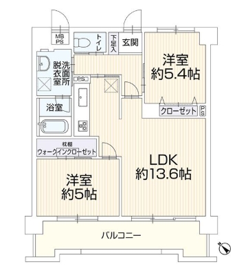 藤和ハイタウン和白丘1 間取り図 
