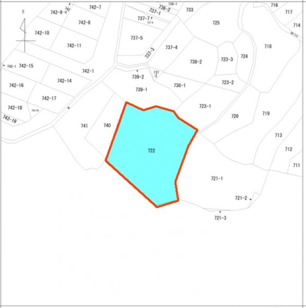 立花寺二丁目 区画図 