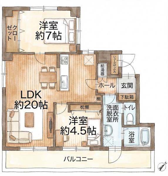 中古マンション 福岡市中央区薬院３丁目12-12 福岡市七隈線薬院大通駅 2,799万円