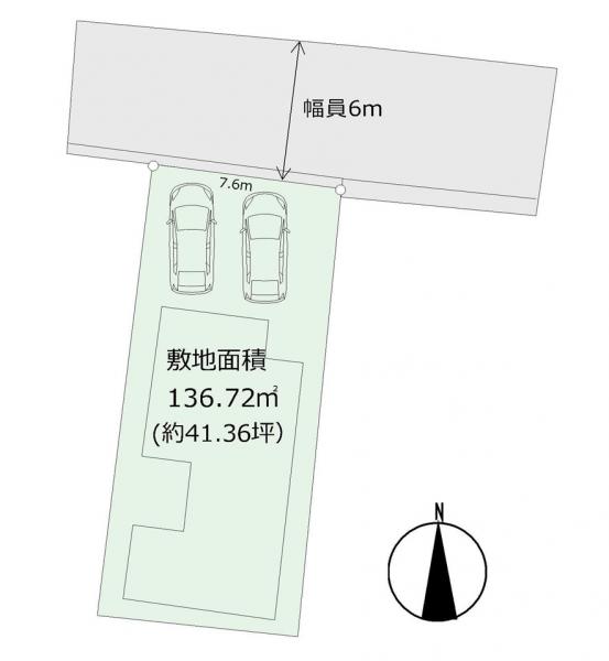 和白東１丁目築浅戸建 区画図 