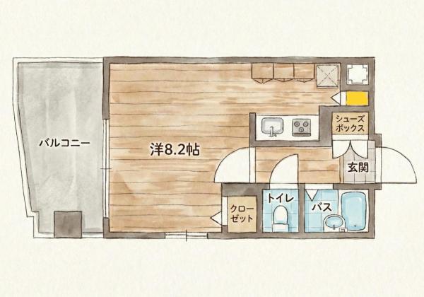 ライオンズマンション県庁東 間取り図 