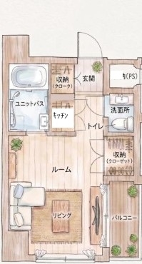 ドミエスポワール南福岡 間取り図 