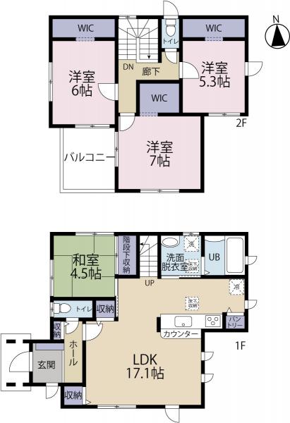 新築戸建 福岡県福岡市博多区浦田1丁目17-20 JR香椎線須恵中央駅 3498万円