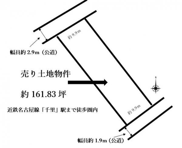 河芸町上野 区画図 