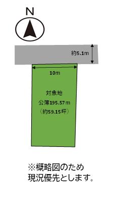 土地 中間市太賀２丁目 筑豊電鉄通谷駅 650万円
