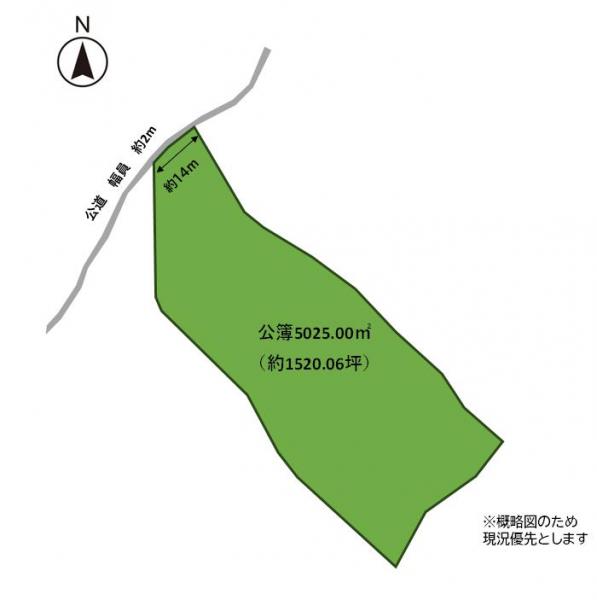 遠賀郡岡垣町大字原　土地 区画図 