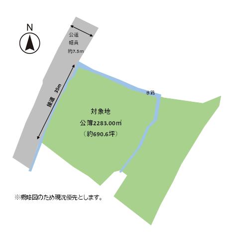 京都郡みやこ町国分　売地 区画図 