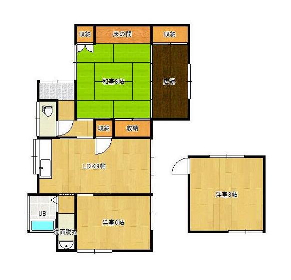 中古戸建 福岡県北九州市八幡西区永犬丸5丁目13-1 筑豊電鉄三ヶ森駅 800万円
