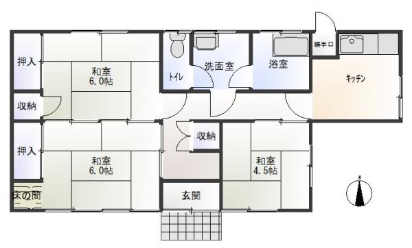 中古戸建 高崎市中島町 JR高崎線倉賀野駅 490万円