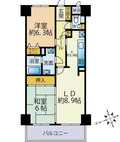 中古マンション 高崎市高砂町 JR高崎線高崎駅 1380万円