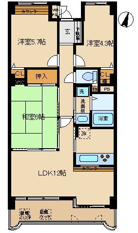 中古マンション 群馬県前橋市下石倉町18-1 JR両毛線新前橋駅 790万円