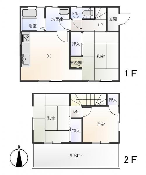 中古戸建 群馬県高崎市棟高町166-3 JR上越線井野駅 650万円