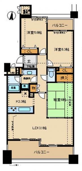 中古マンション 群馬県高崎市東町126-12 JR高崎線高崎駅 2350万円