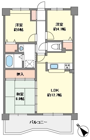中古マンション 福岡市南区塩原1丁目2-25 JR鹿児島本線竹下駅 2380万円