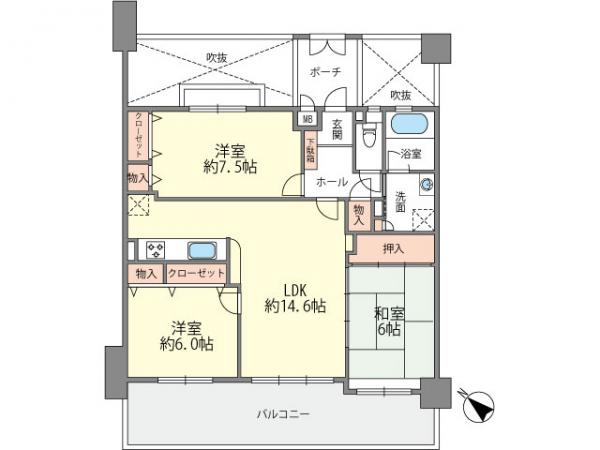 中古マンション 那珂川市片縄6丁目9 JR博多南線博多南駅 1750万円