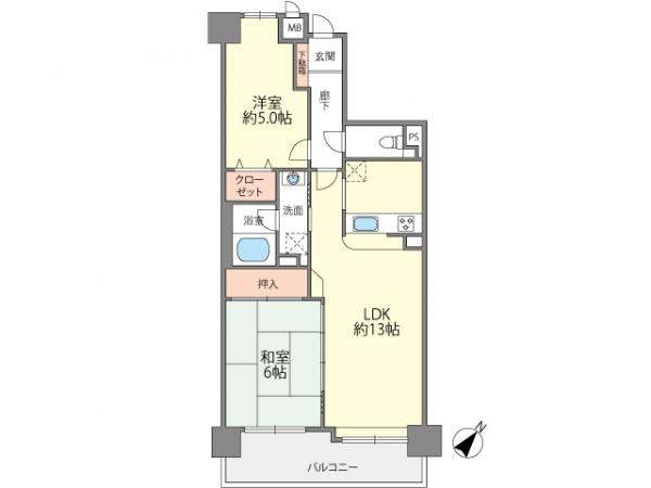 中古マンション 福岡市南区西長住２丁目29-35 西鉄天神大牟田線西鉄平尾駅 1,480万円
