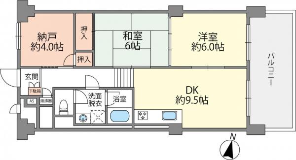 中古マンション 福岡市南区桧原１丁目 西鉄天神大牟田線西鉄平尾駅 530万円