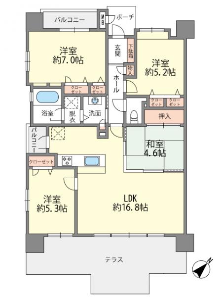 中古マンション 福岡市南区老司３丁目4-28 西鉄天神大牟田線大橋駅 2,830万円