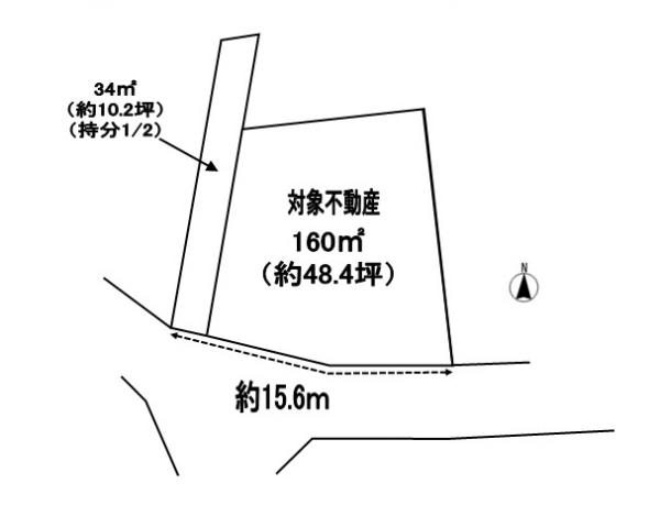 土地 那珂川市大字別所 駅 180万円