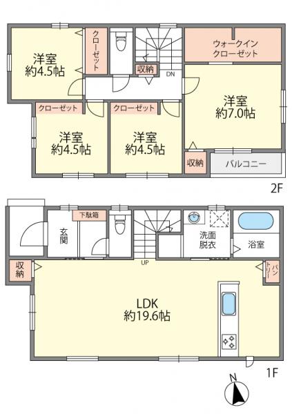 樋井川６丁目新築戸建　 間取り図 