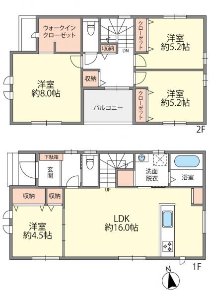 樋井川６丁目新築戸建　 間取り図 