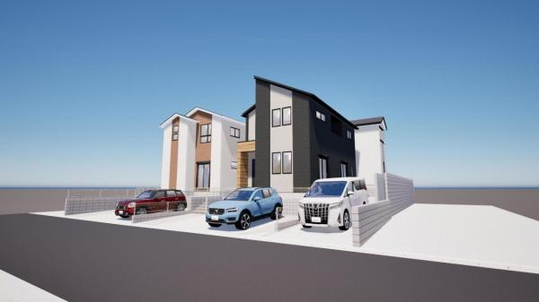 樋井川６丁目新築戸建　 完成予想図（外観） 