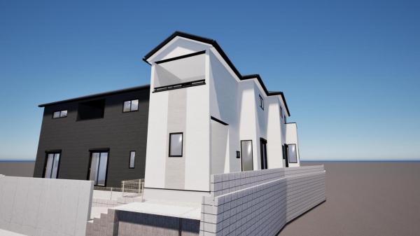 樋井川６丁目新築戸建　 完成予想図（外観） 