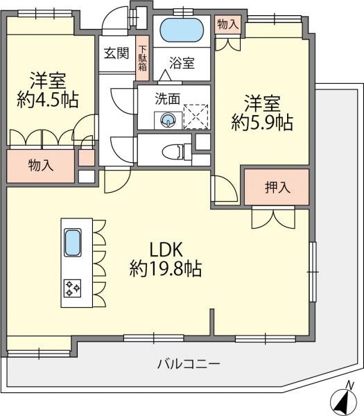 中古マンション 福岡市南区花畑１丁目43-7 駅 1,450万円