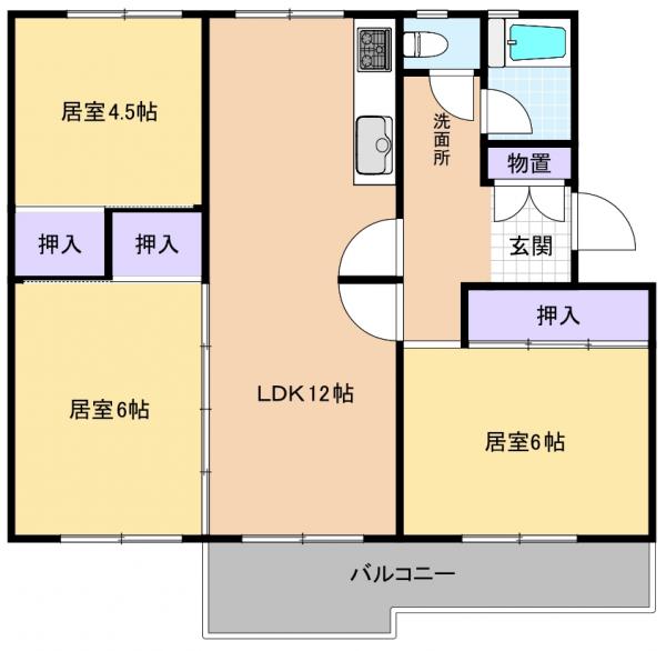 中古マンション 東久留米市滝山3丁目 西武新宿線花小金井駅 1180万円