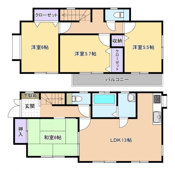 中古戸建 新座市石神2丁目 西武池袋線ひばりヶ丘駅 2599万円