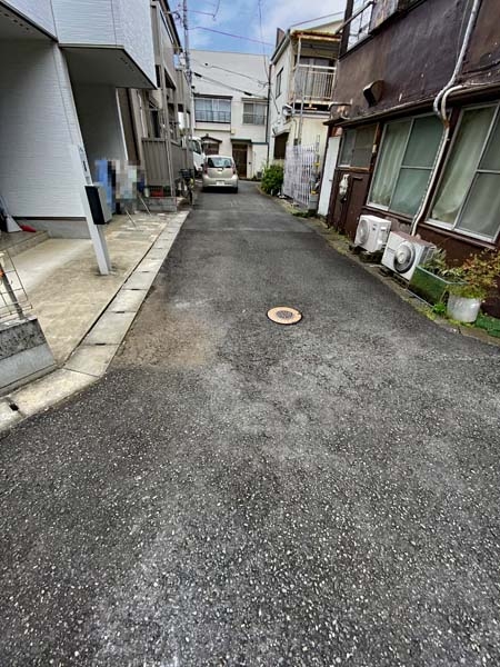 中清戸4丁目 前面道路含む現地写真 