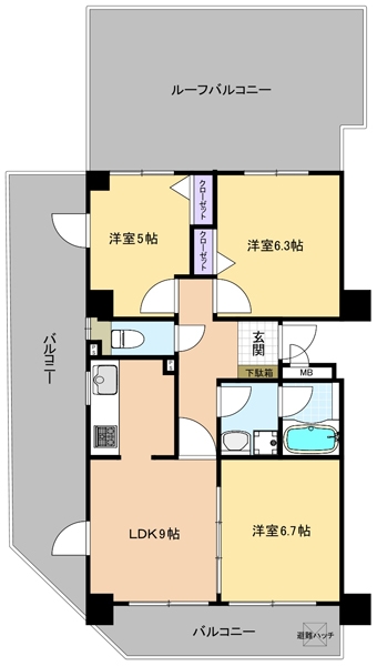 エスパース 間取り図 