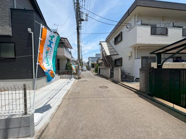 松山3丁目 前面道路含む現地写真 