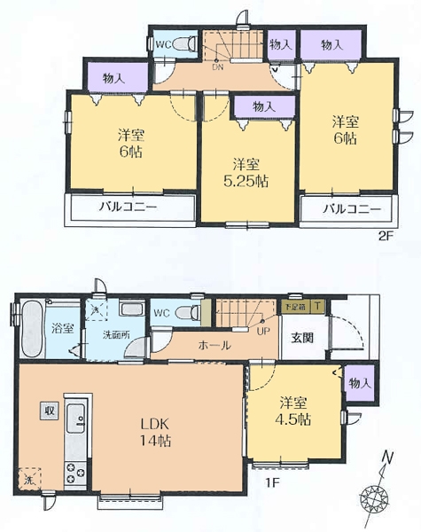 新築戸建 新座市西堀２丁目 西武池袋線東久留米駅 3,390万円