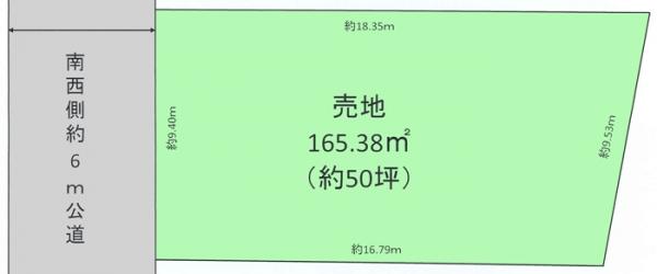 野塩1丁目 区画図 