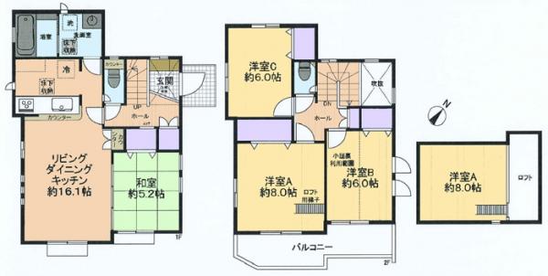 中古戸建 清瀬市下宿２丁目 JR武蔵野線新座駅 2,130万円