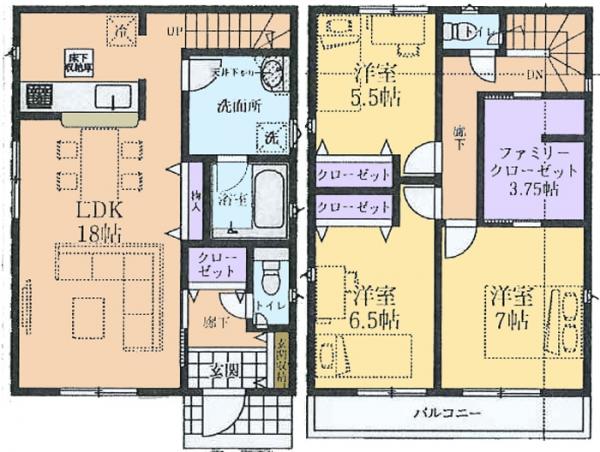 新築戸建 東久留米市下里１丁目５－５ 西武池袋線東久留米駅 3,780万円
