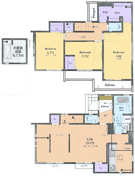 新築戸建 東久留米市前沢3丁目5 西武新宿線花小金井駅 5,080万円