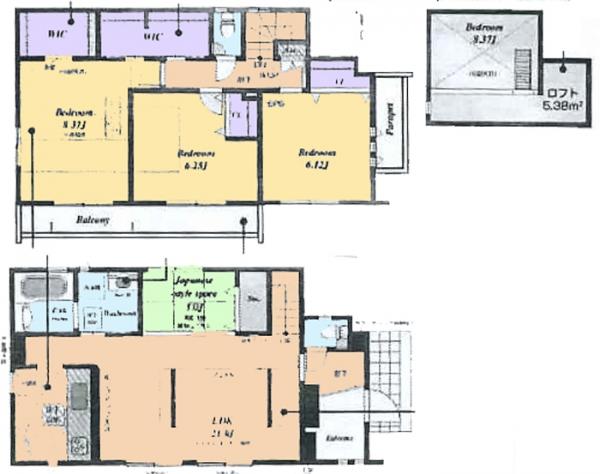 新築戸建 東久留米市前沢３丁目５ 西武新宿線花小金井駅 5,380万円