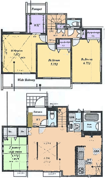 新築戸建 東久留米市下里5丁目4-11 西武池袋線東久留米駅 3,980万円