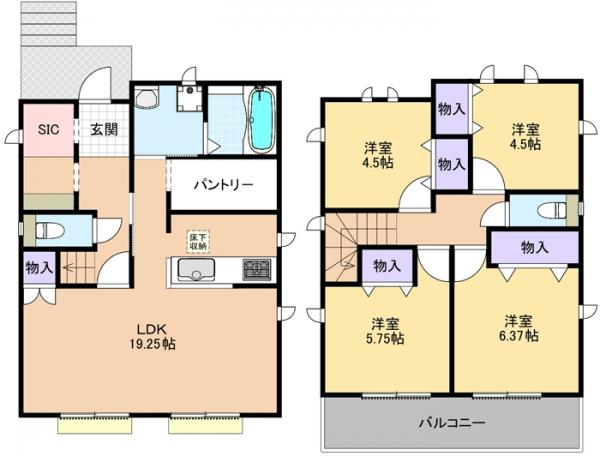 新築戸建 東久留米市滝山５丁目 西武新宿線花小金井駅 4,890万円