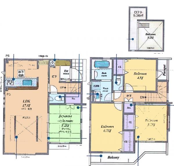 新築戸建 東久留米市金山町１丁目 西武池袋線東久留米駅 5,280万円