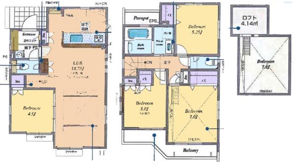 新築戸建 東久留米市金山町１丁目 西武池袋線東久留米駅 5,380万円